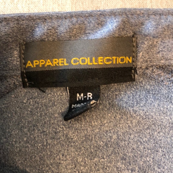 Women's Short Sleeve Gray Top - Picture 6 of 8